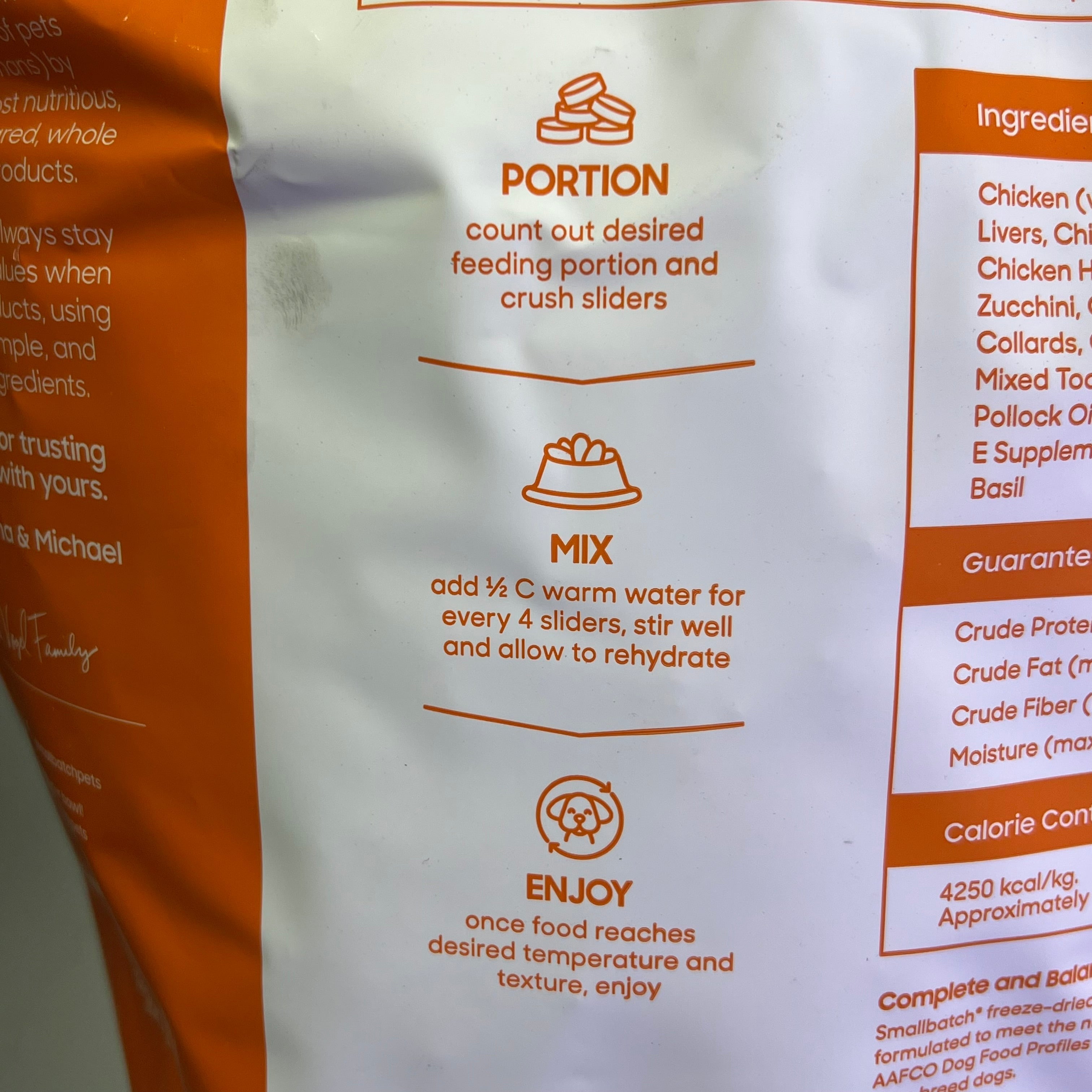 SMALL BATCH Freeze Dried Sliders For Dogs Chicken Recipe 25 Oz Bag BB 09/26