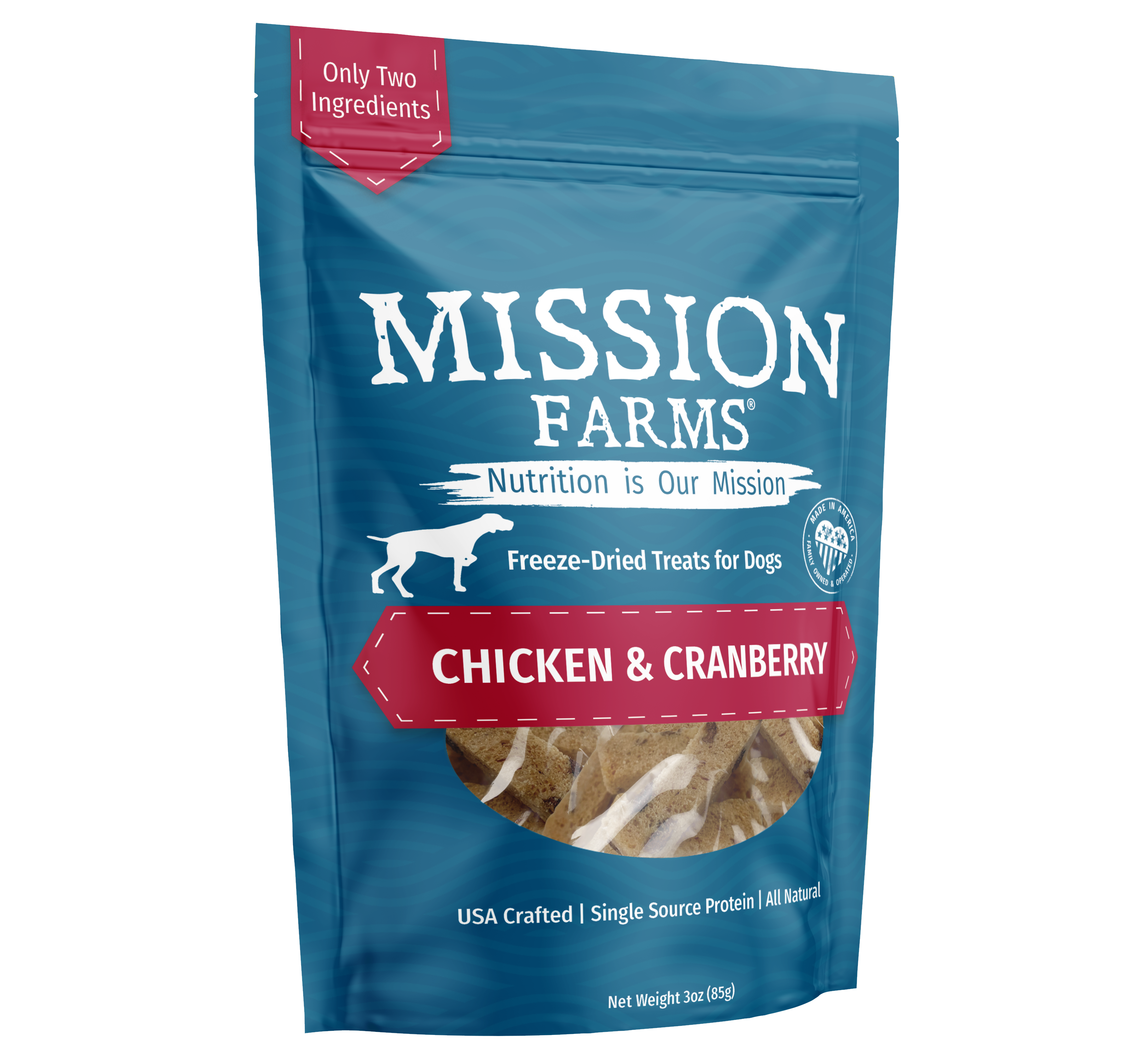 Chicken & Cranberries- 3oz