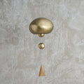 Stinson Antique Brass Hanging Bell Domed