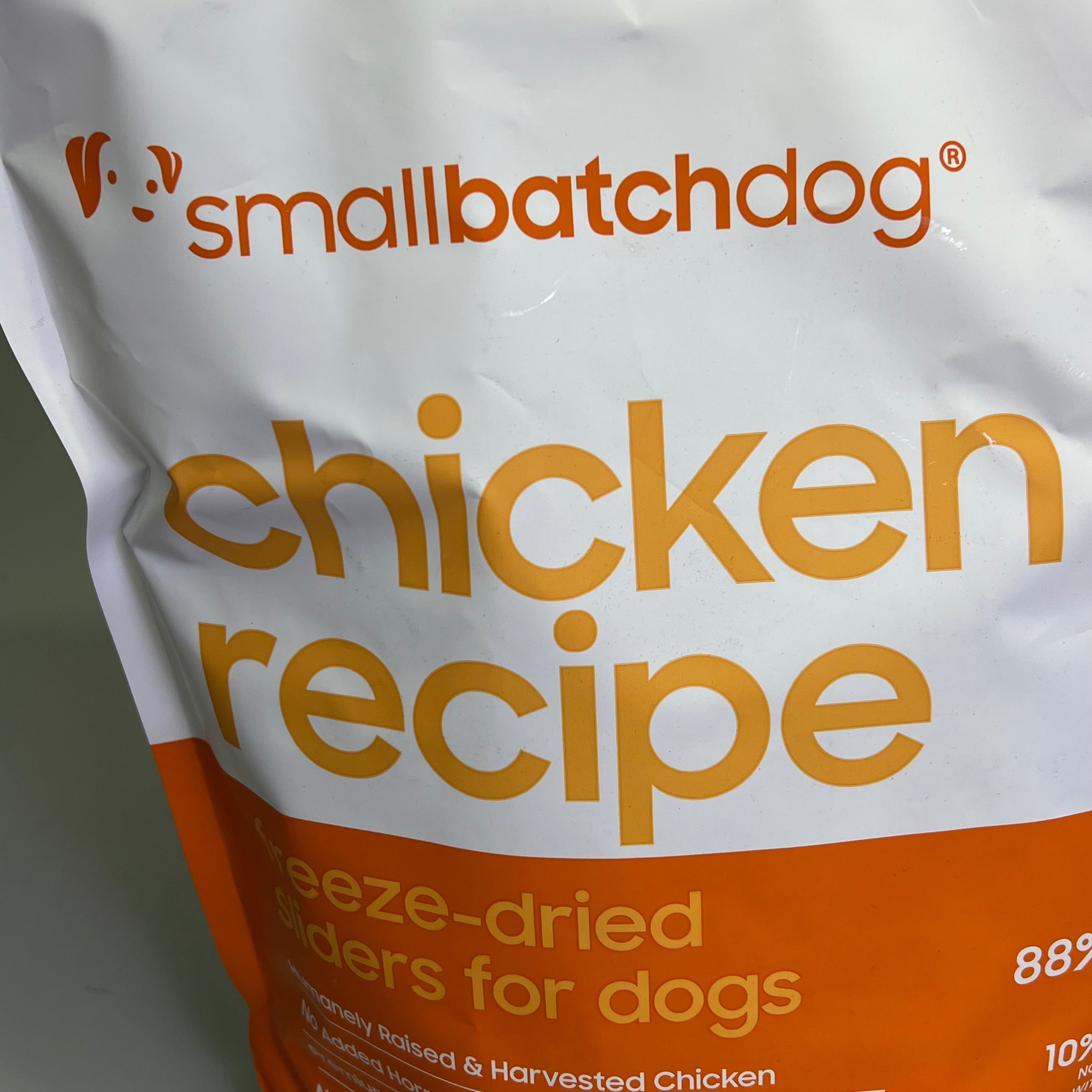 SMALL BATCH Freeze Dried Sliders For Dogs Chicken Recipe 25 Oz Bag BB 09/26