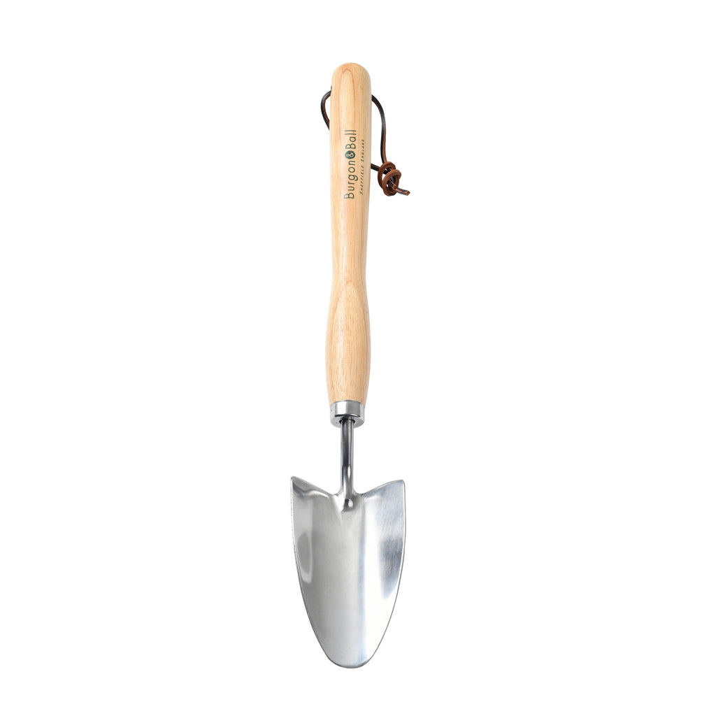 Burgon & Ball® Mid-Handled Stainless Steel Trowel, RHS Endorsed