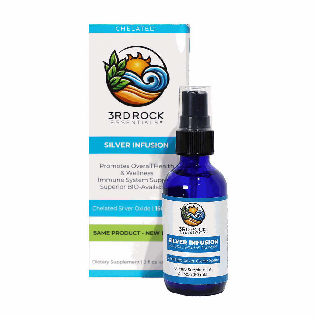 Silver Infusion 150 PPM Chelated Silver Oxide Dietary Supplement - 2 oz. Spray