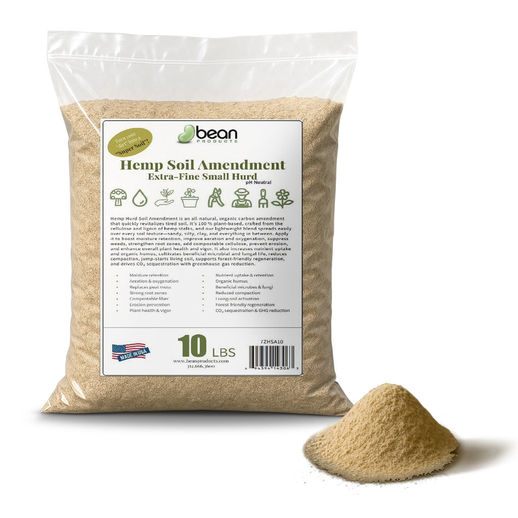 Hemp Soil Amendment Gardening Dirt Booster, very fine hemp hurd