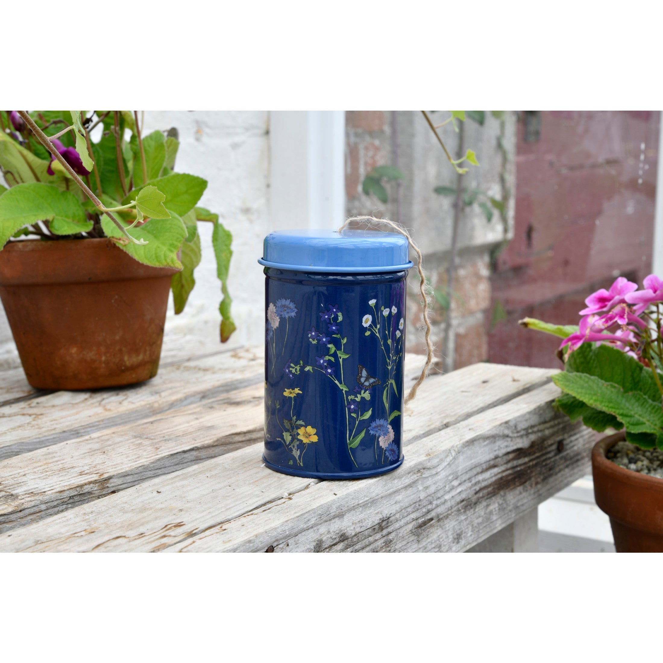 Burgon & Ball® British Meadow Twine in a Tin, RHS Endorsed