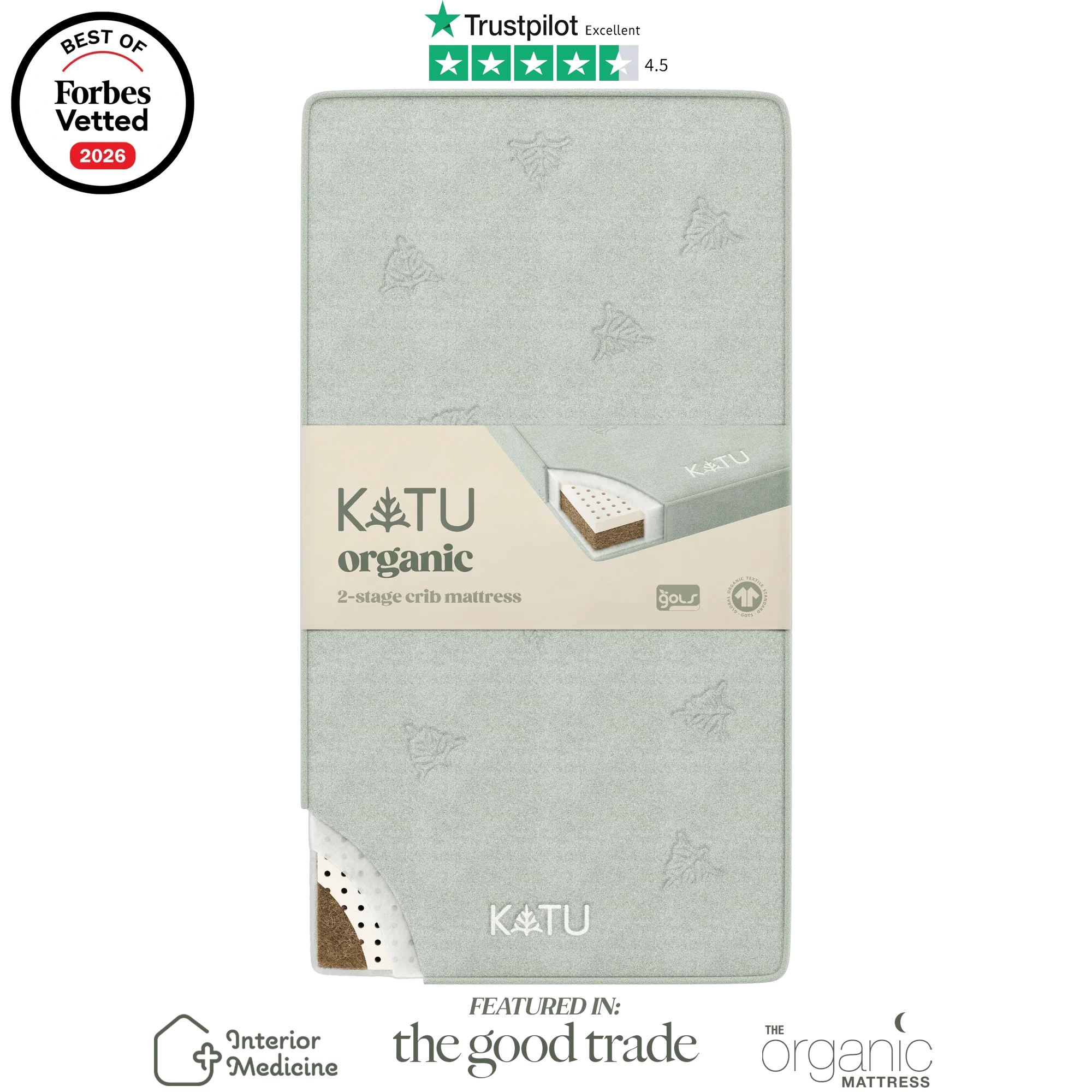 Organic 2-Stage Crib Mattress