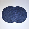 Mulberry Silk Charger (Pair) - Sea Blue
