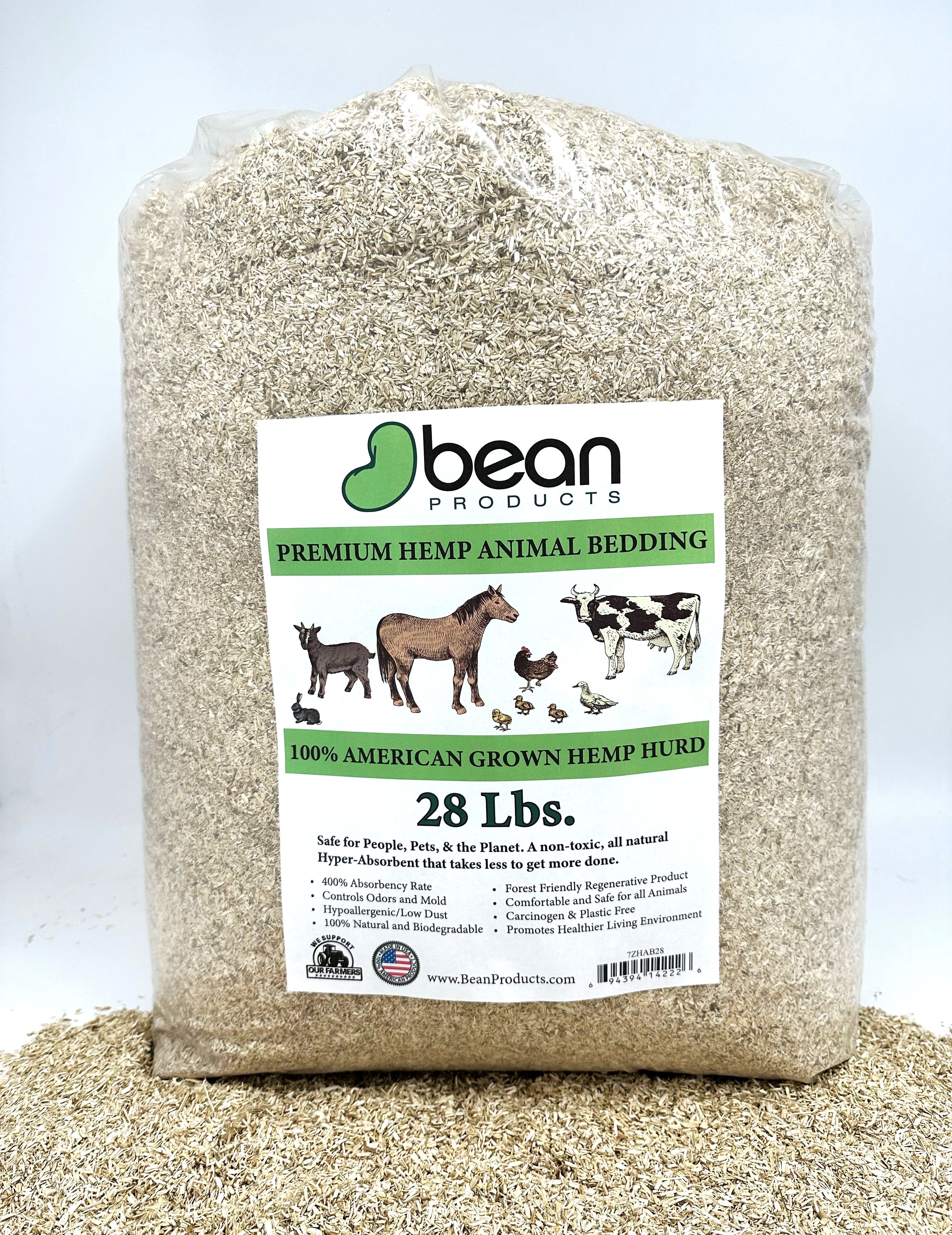 Hemp Chicken Horse Animal Bedding Litter  - Organic USA Grown