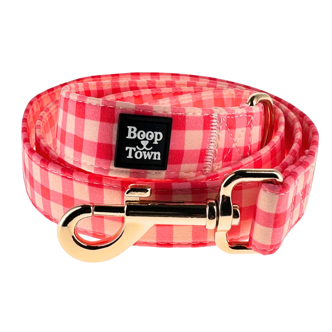 Pink Checker Leash