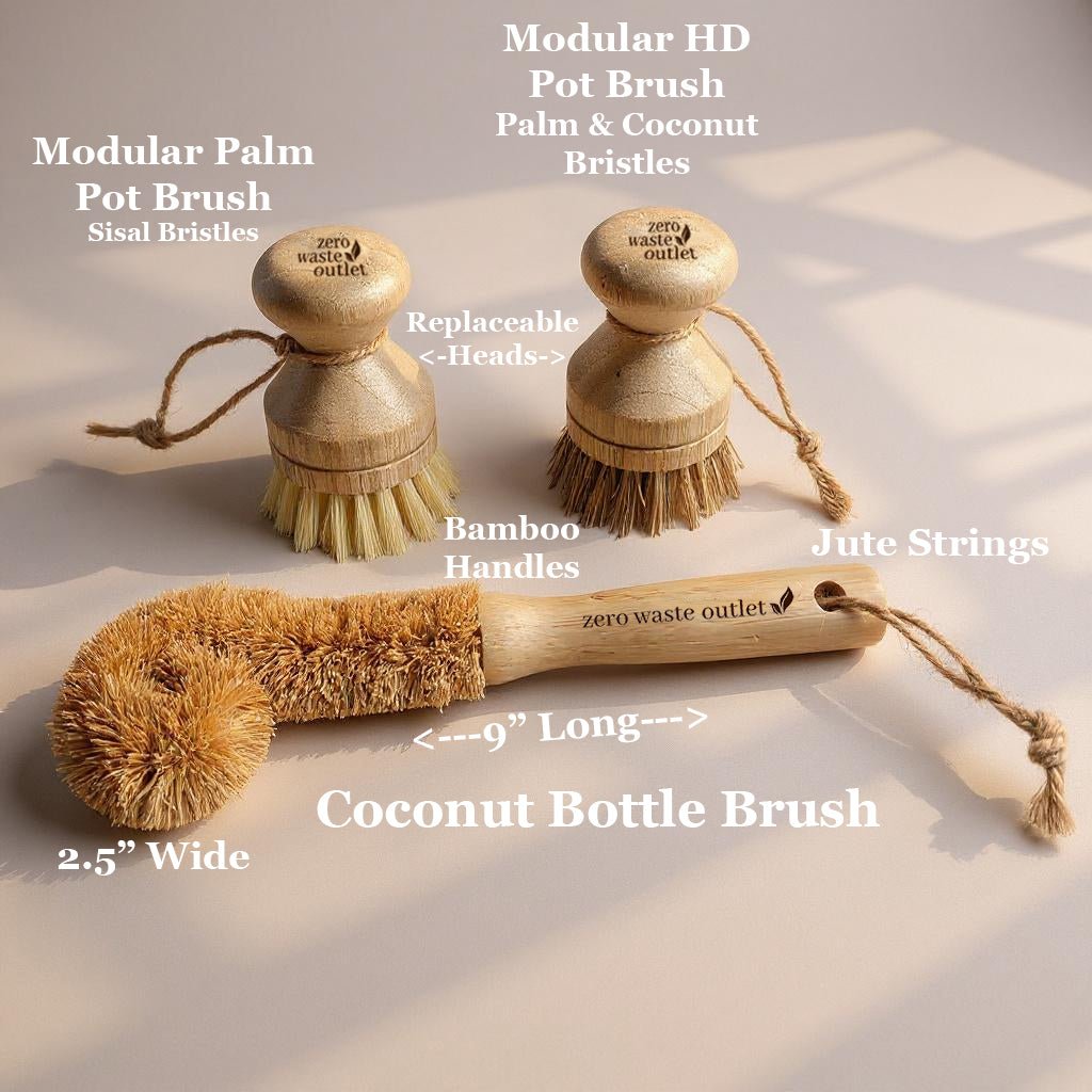 3-Piece Sink Brush Set