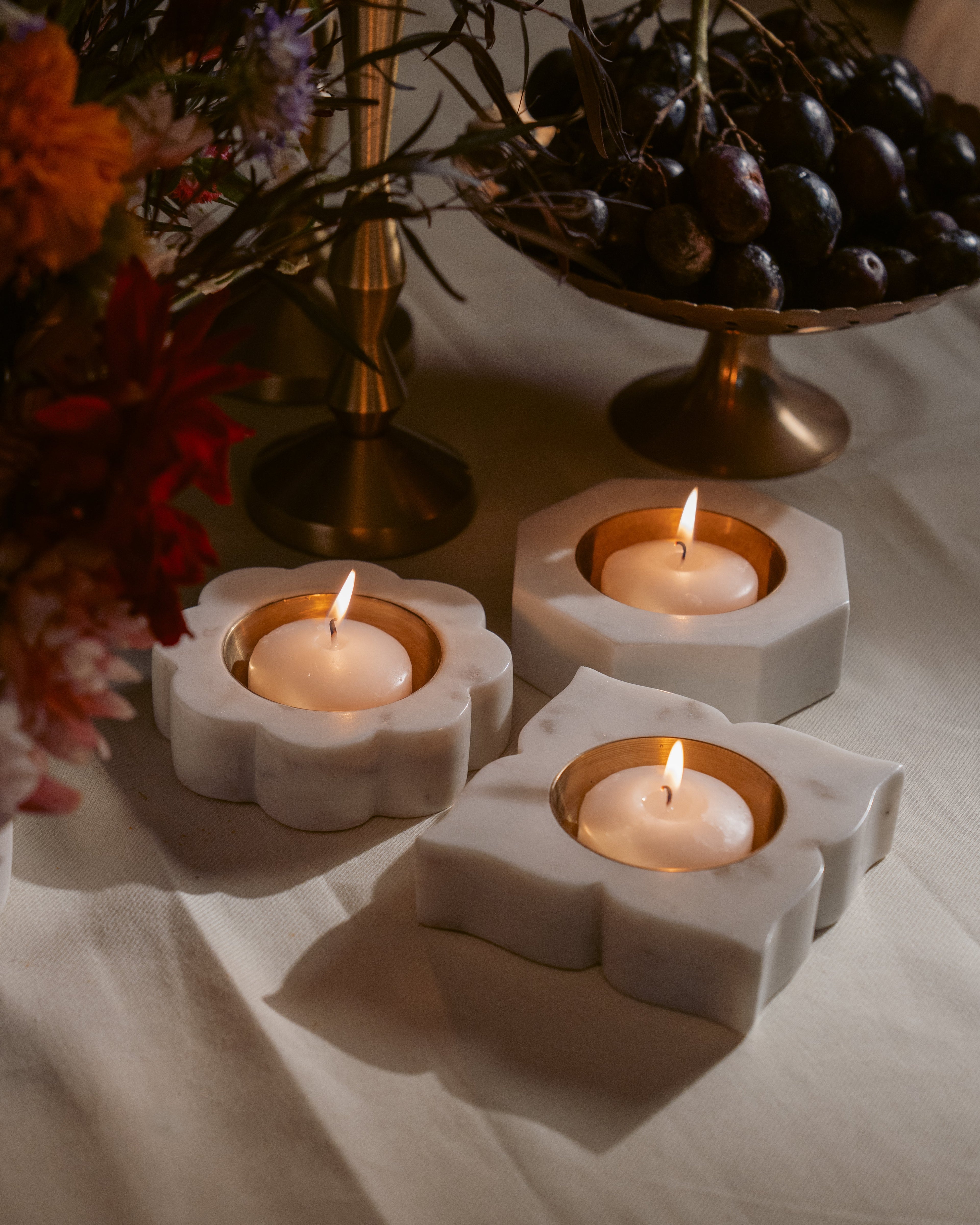 Hexagon Candleholder (Diya)