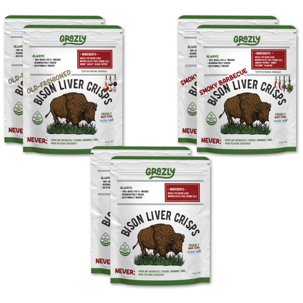 Bison Liver Crisp Variety Pack