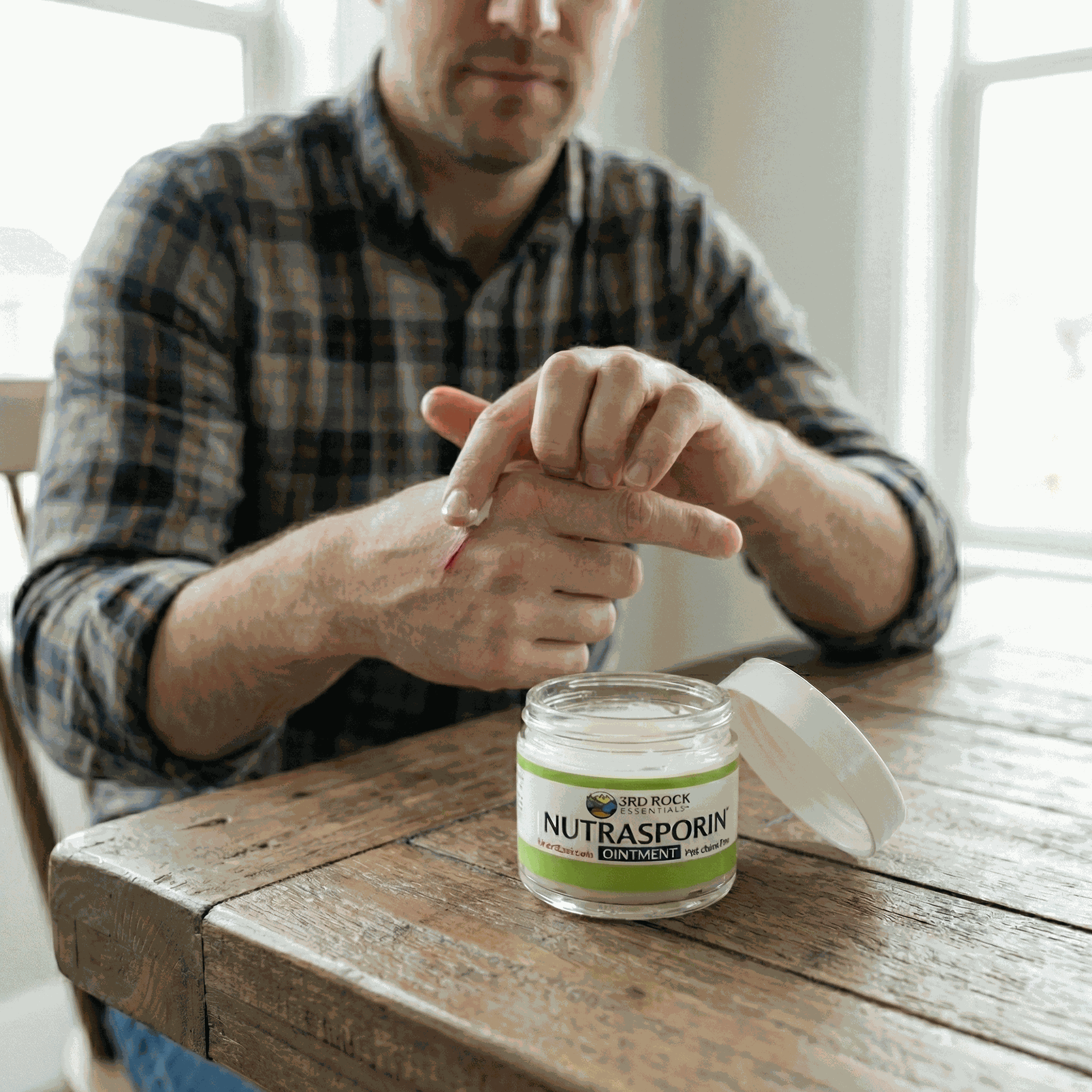 Nutrasporin® - 3oz JAR - All Natural First Aid Ointment 100ppm Silver Ointment (Water Resistant)