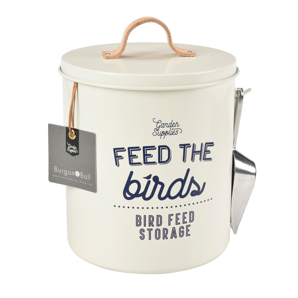 Burgon & Ball® Feed the Birds Tin, Stone