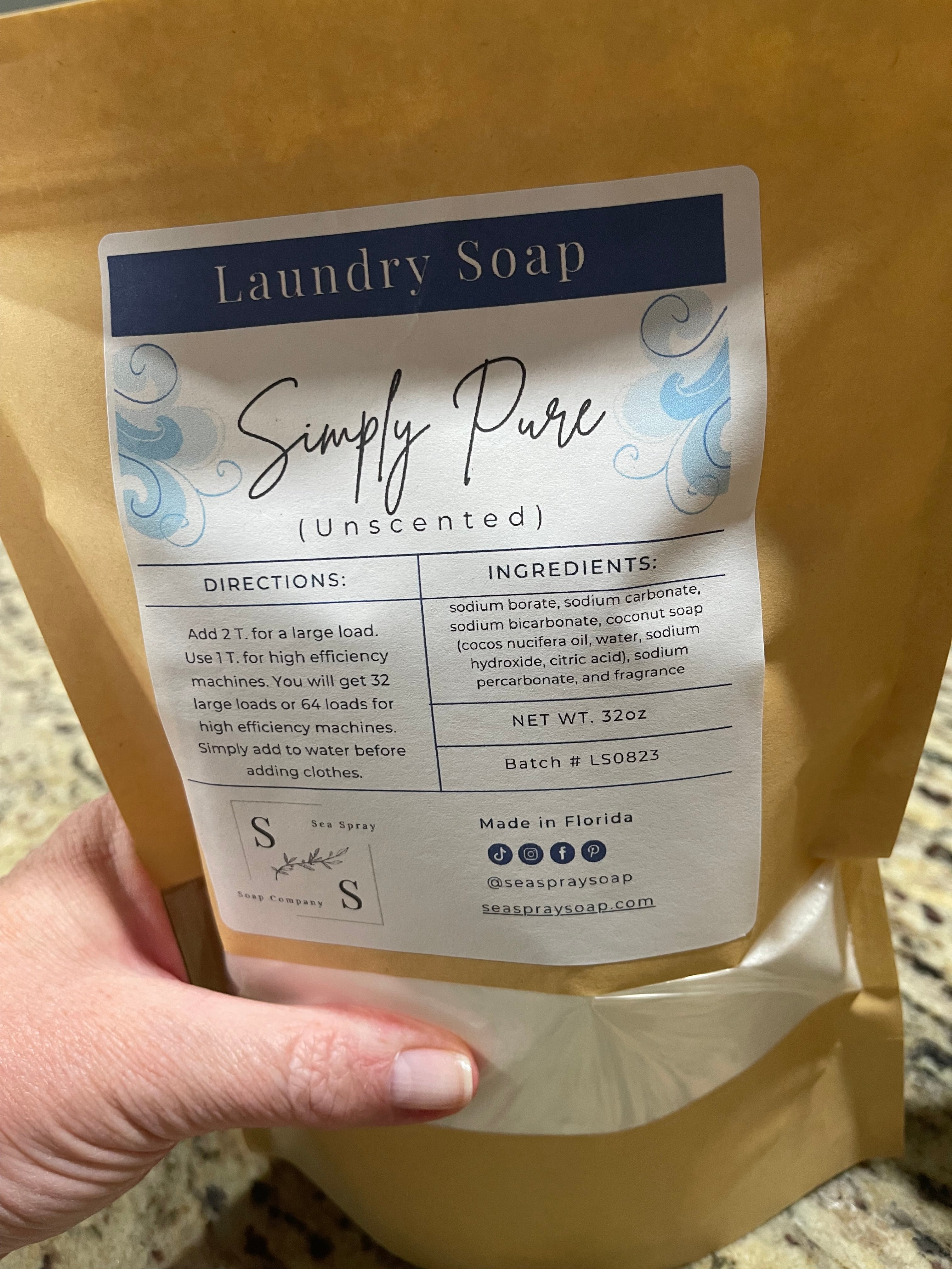 Natural Laundry Soap