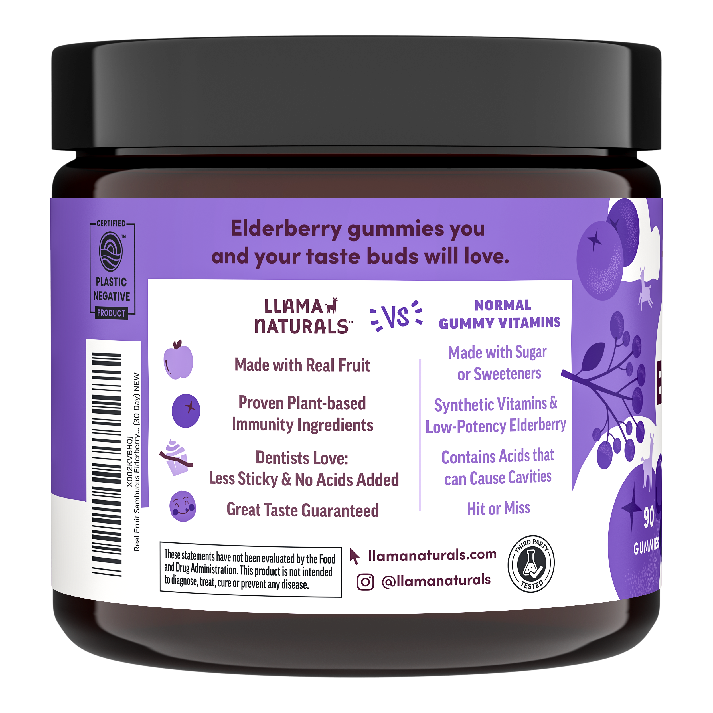 Adult Elderberry Immunity Gummies (90ct)