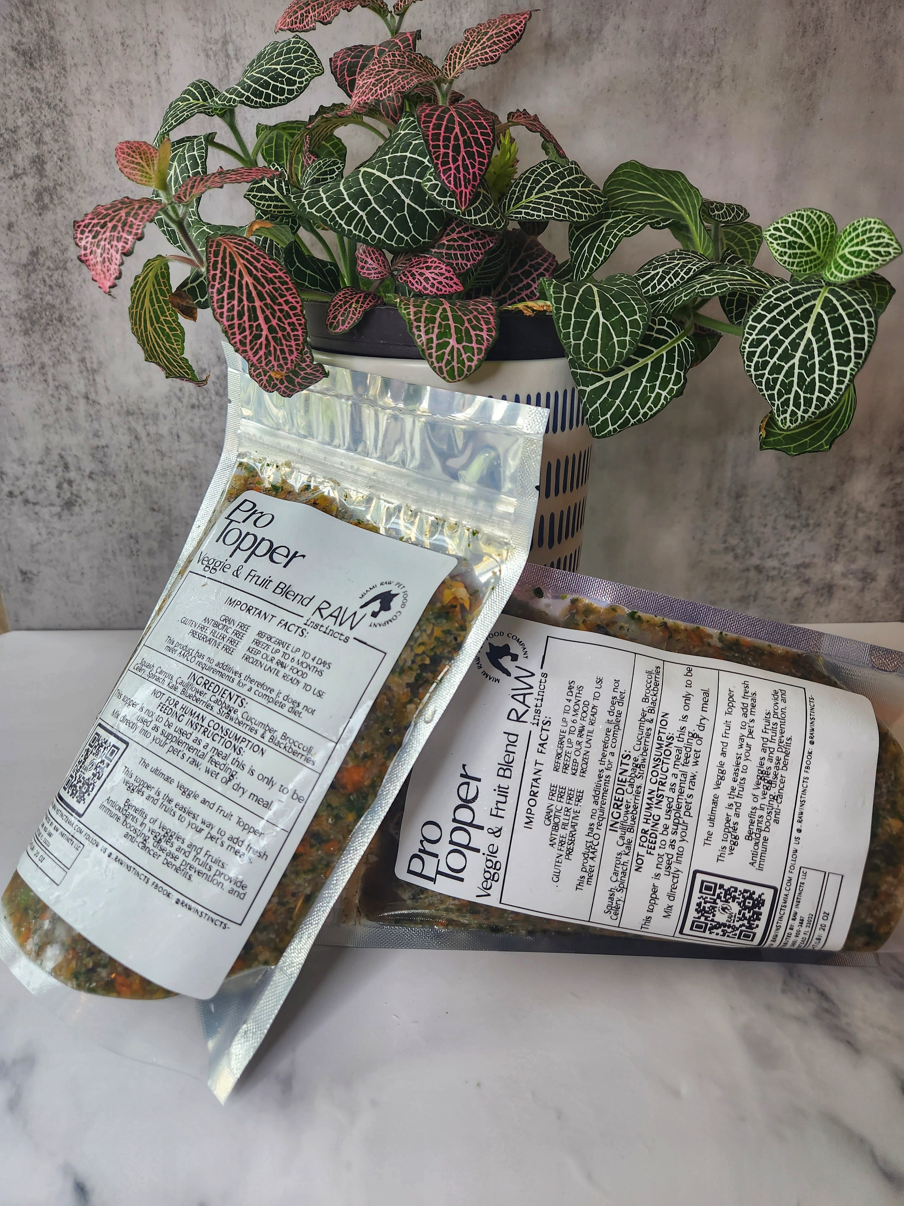 Organic Pro Topper – Veggie & Fruit Blend for Cats & Dogs | Raw Instincts