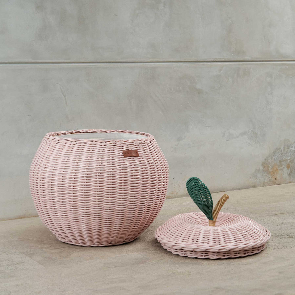 Apple Storage Basket Pink - Medium