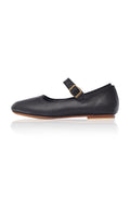 Belle Rose Mary Jane Leather Flats