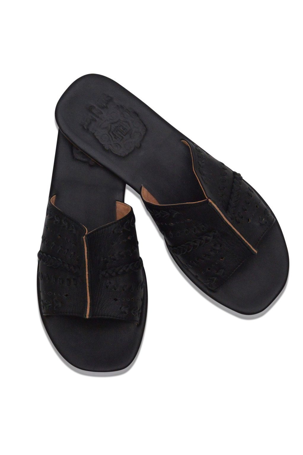 Dolce Vita Leather Slide Sandals