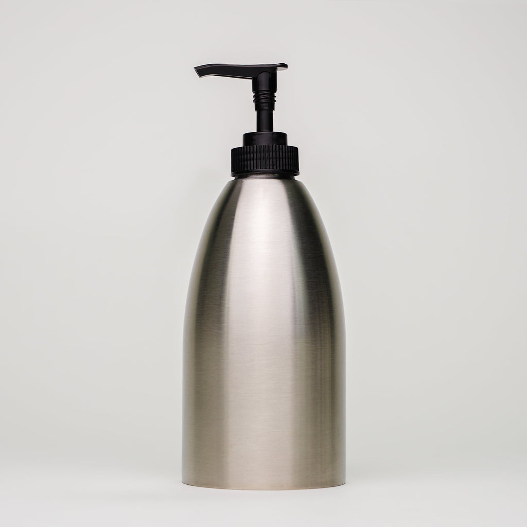 Stainless Steel Keeper Bottle | 16 oz | with Black Pump