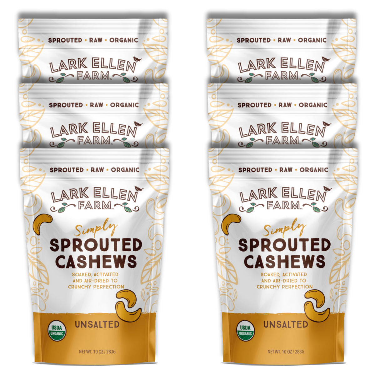 Cashews Unsalted, Sprouted Organic