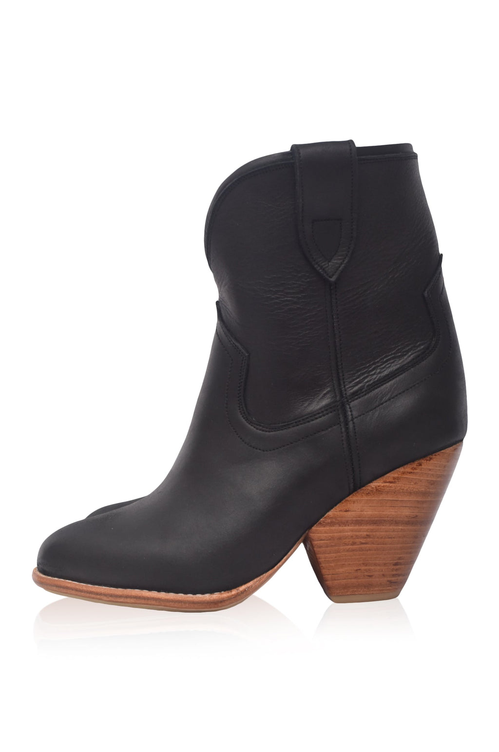 Charro Cowboy Leather Boots