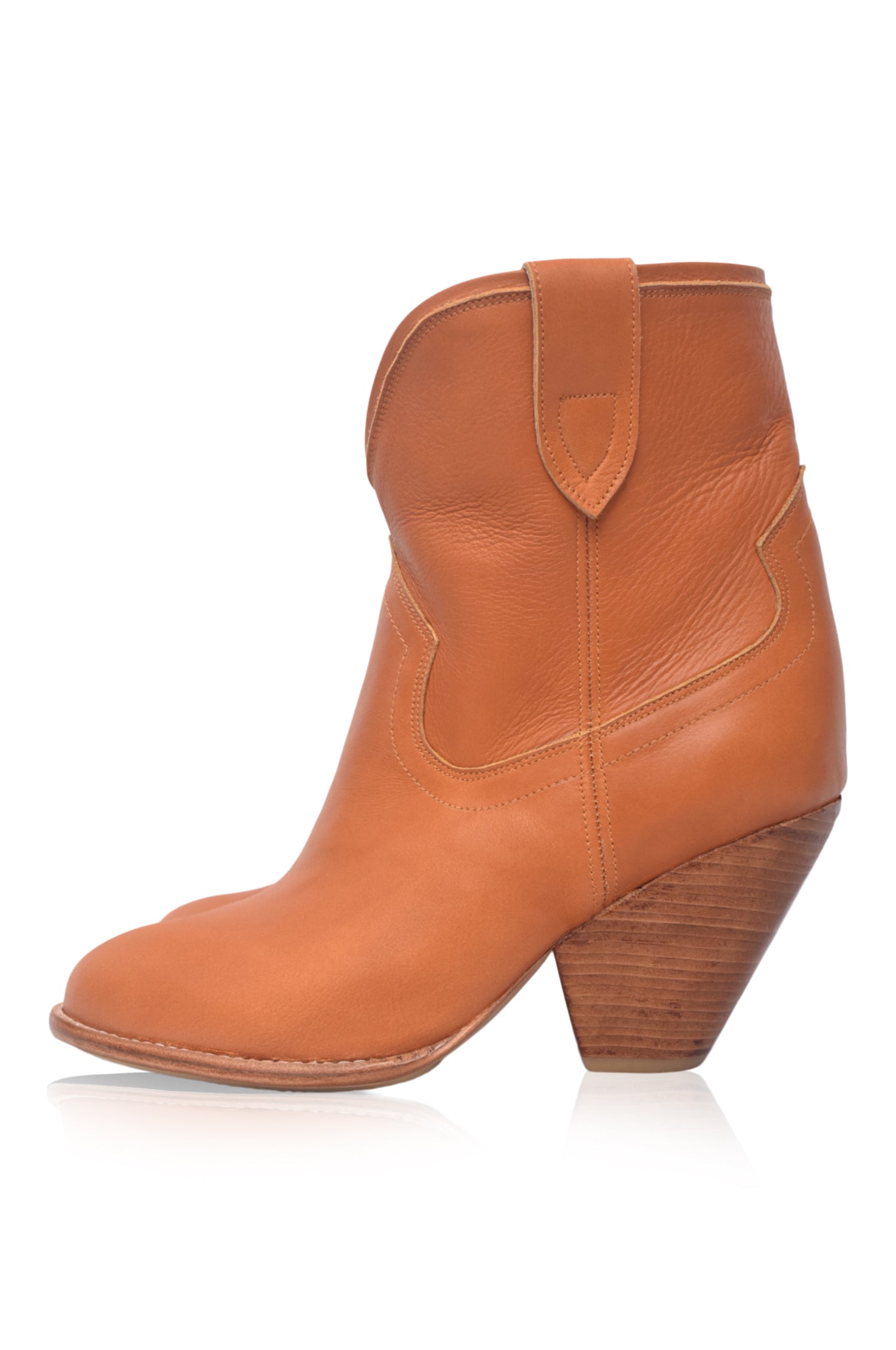 Charro Cowboy Leather Boots
