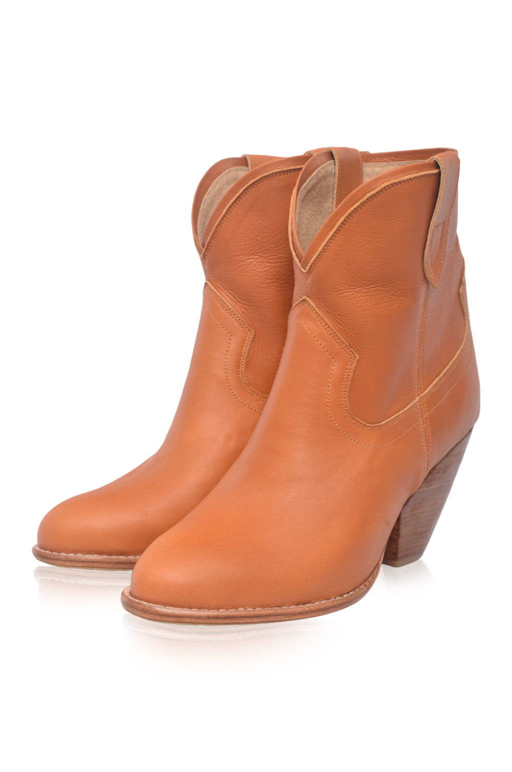 Charro Cowboy Leather Boots