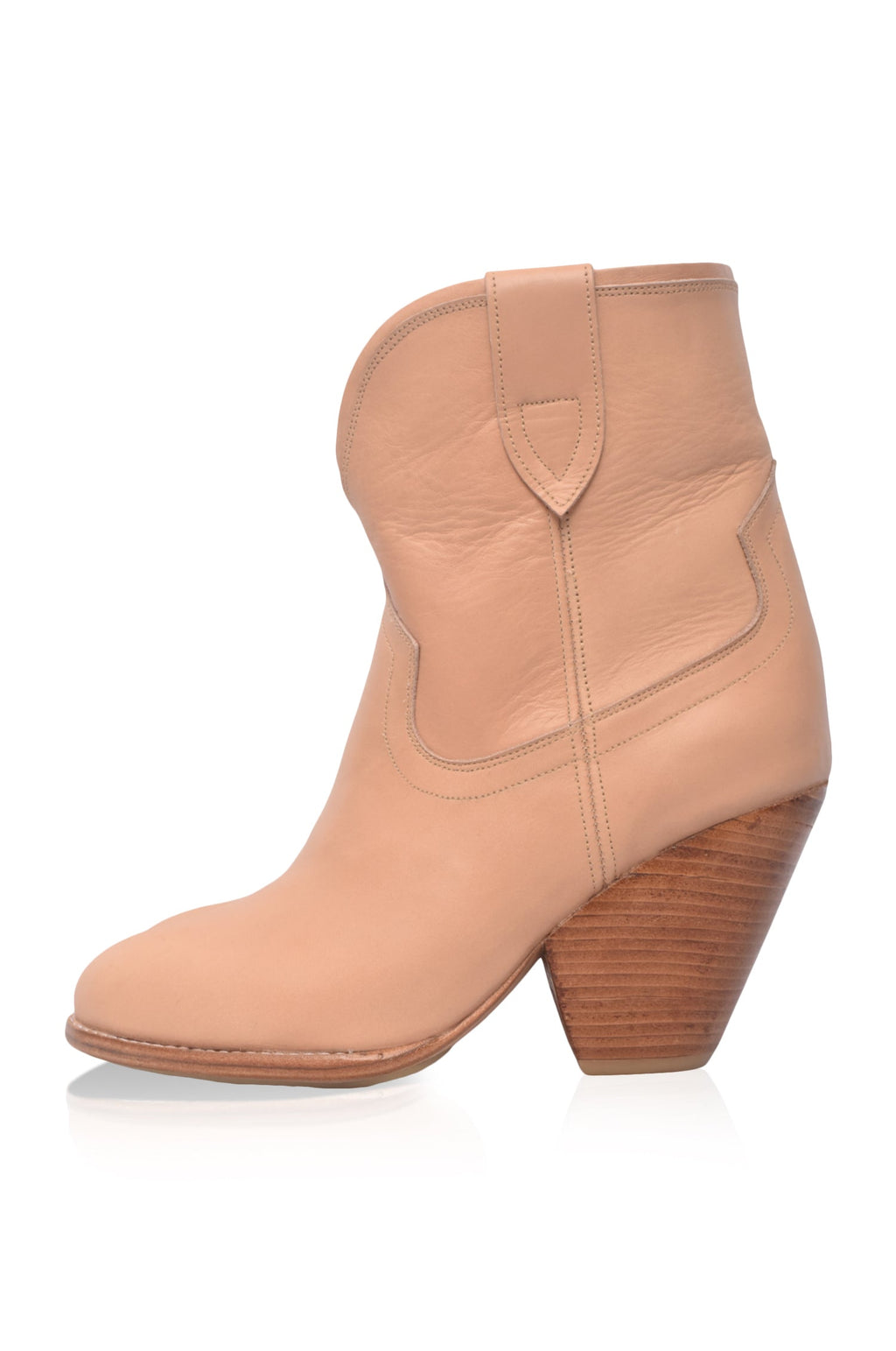 Charro Cowboy Leather Boots