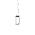 Cylindrical Glass Pendant Light