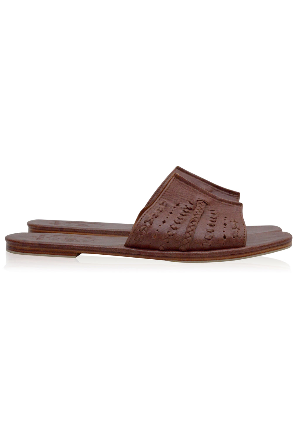 Dolce Vita Leather Slide Sandals