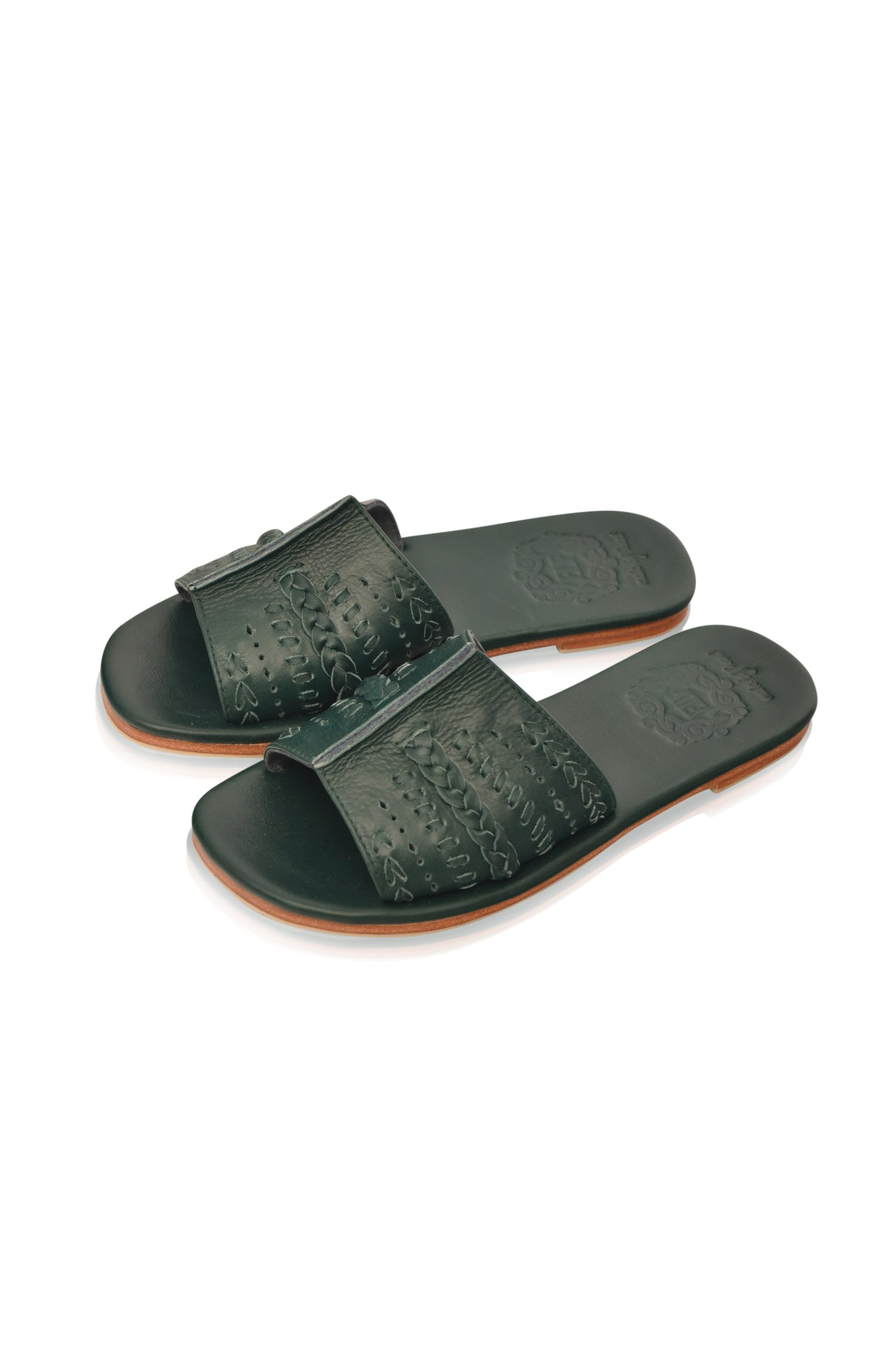 Dolce Vita Leather Slide Sandals