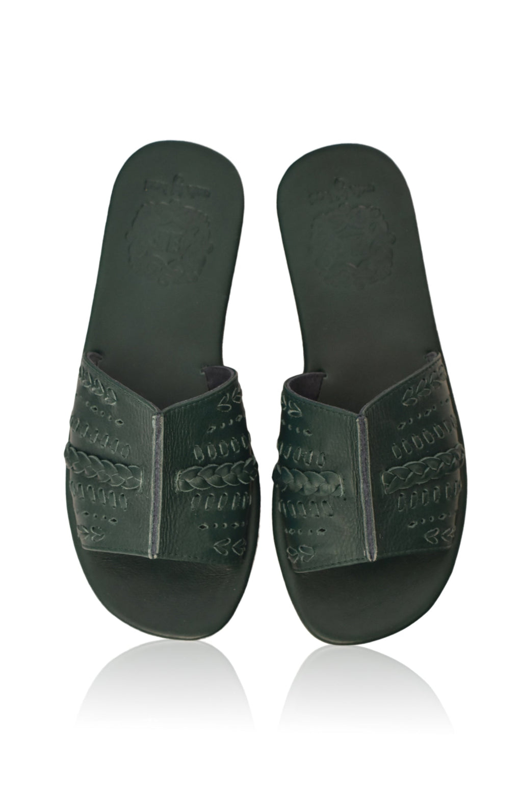 Dolce Vita Leather Slide Sandals