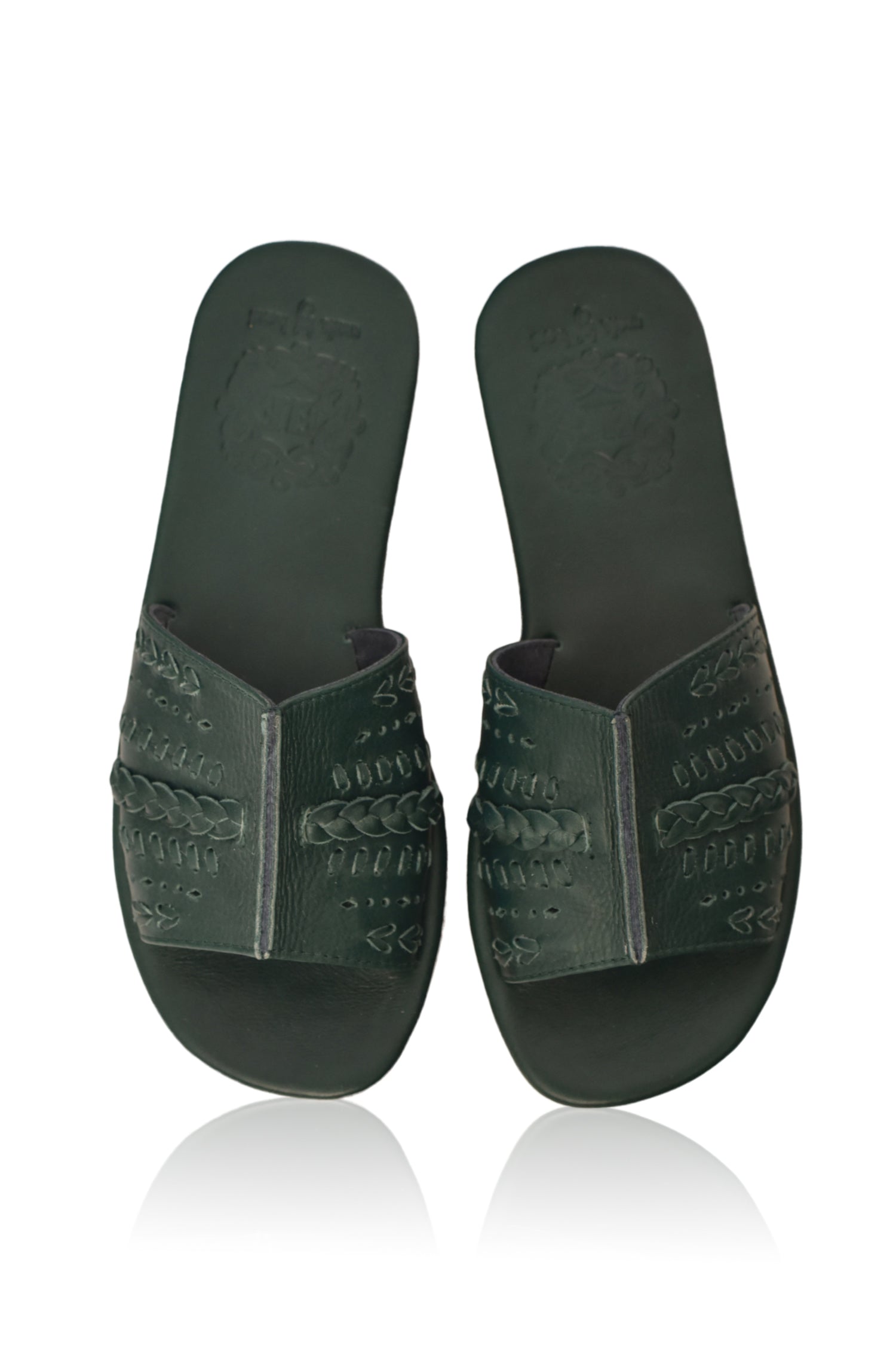 Dolce Vita Leather Slide Sandals