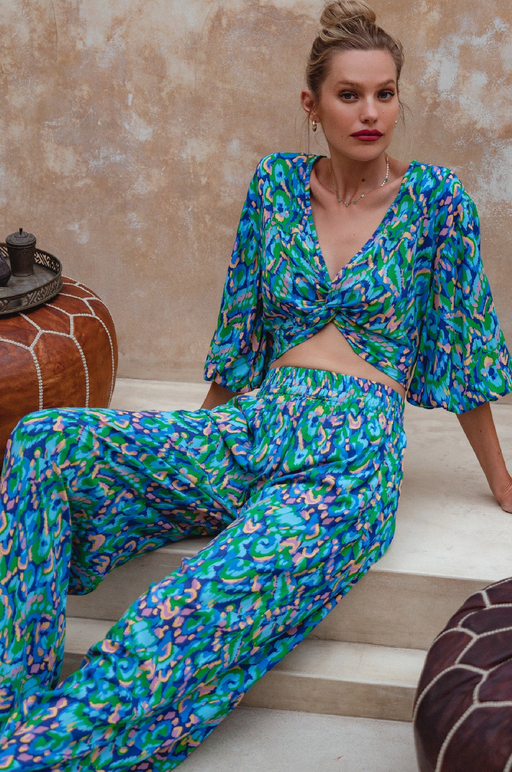 Fatima Wide Leg Pants (Sale)