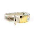 Feather Southwestern Geometric Mod Buckle & Martingale Dog Collar