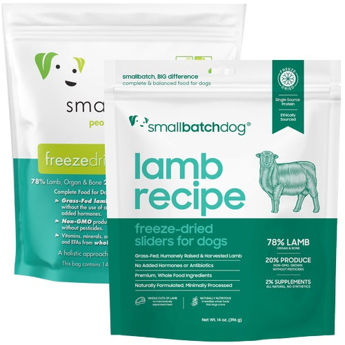 Freeze-Dried Lamb Dog Food by Smallbatch