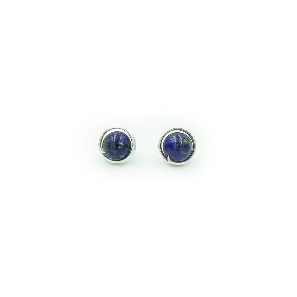 Sterling Silver Lapis Lazuli Nests