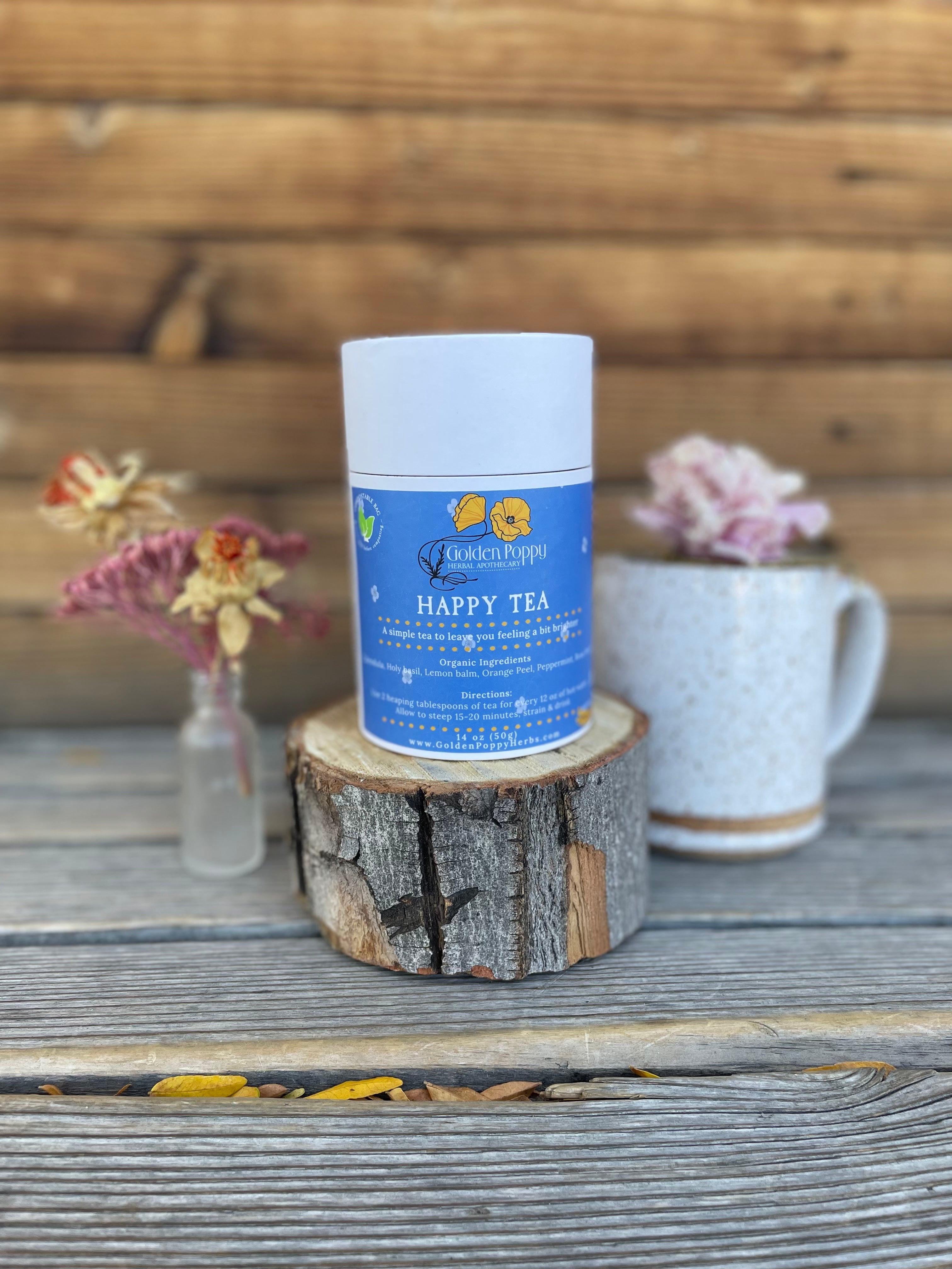 Happy Tea, 16 oz Tube (63g)