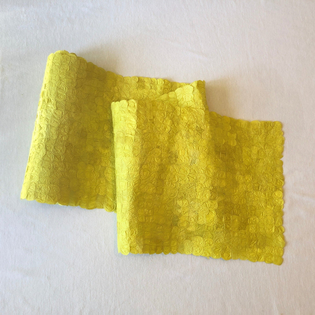 Mulberry Silk Table Runner - Chartreuse