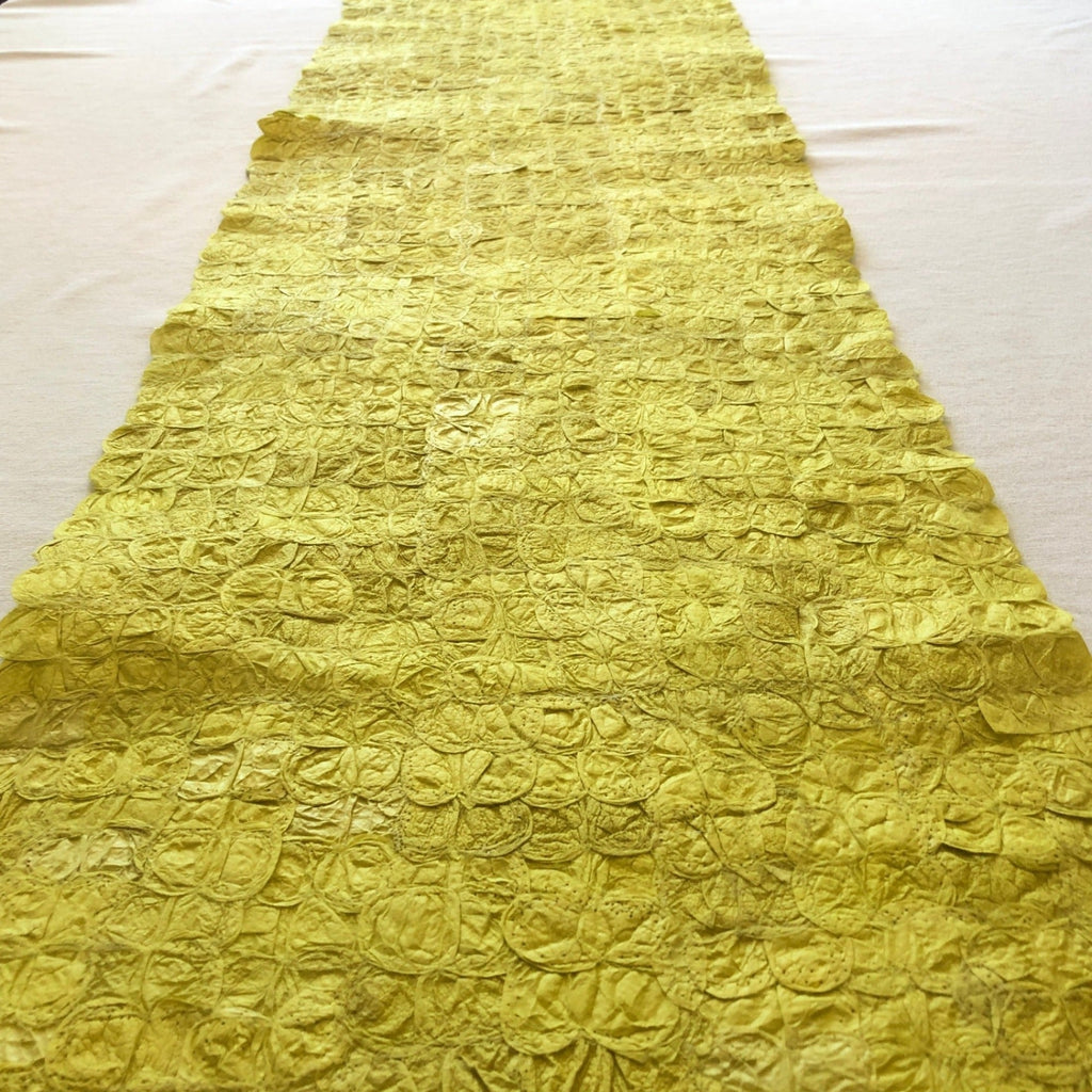 Mulberry Silk Table Runner - Chartreuse