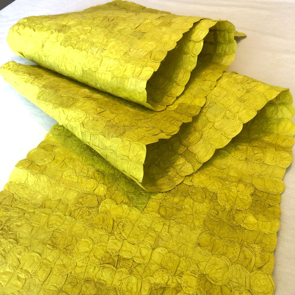 Mulberry Silk Table Runner - Chartreuse