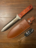 Rosewood Handle Stainless Hori Hori Gardening Knife