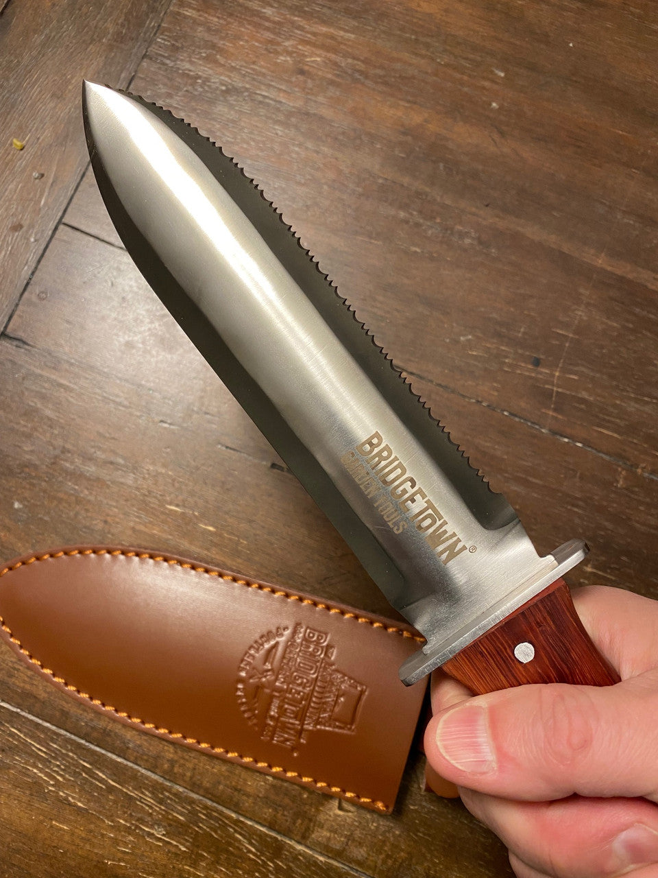 Rosewood Handle Stainless Hori Hori Gardening Knife