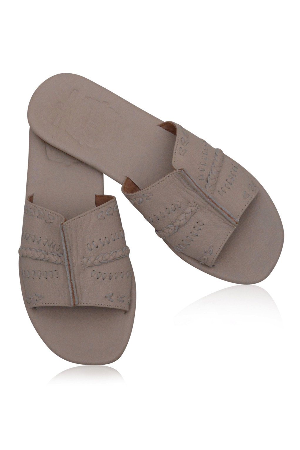 Dolce Vita Leather Slide Sandals