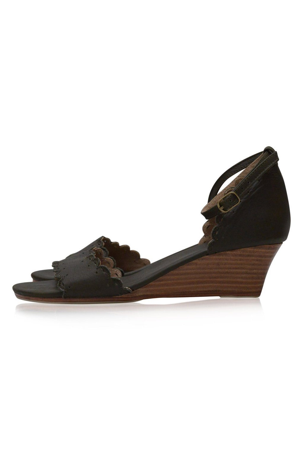 Dreamland Leather Wedges