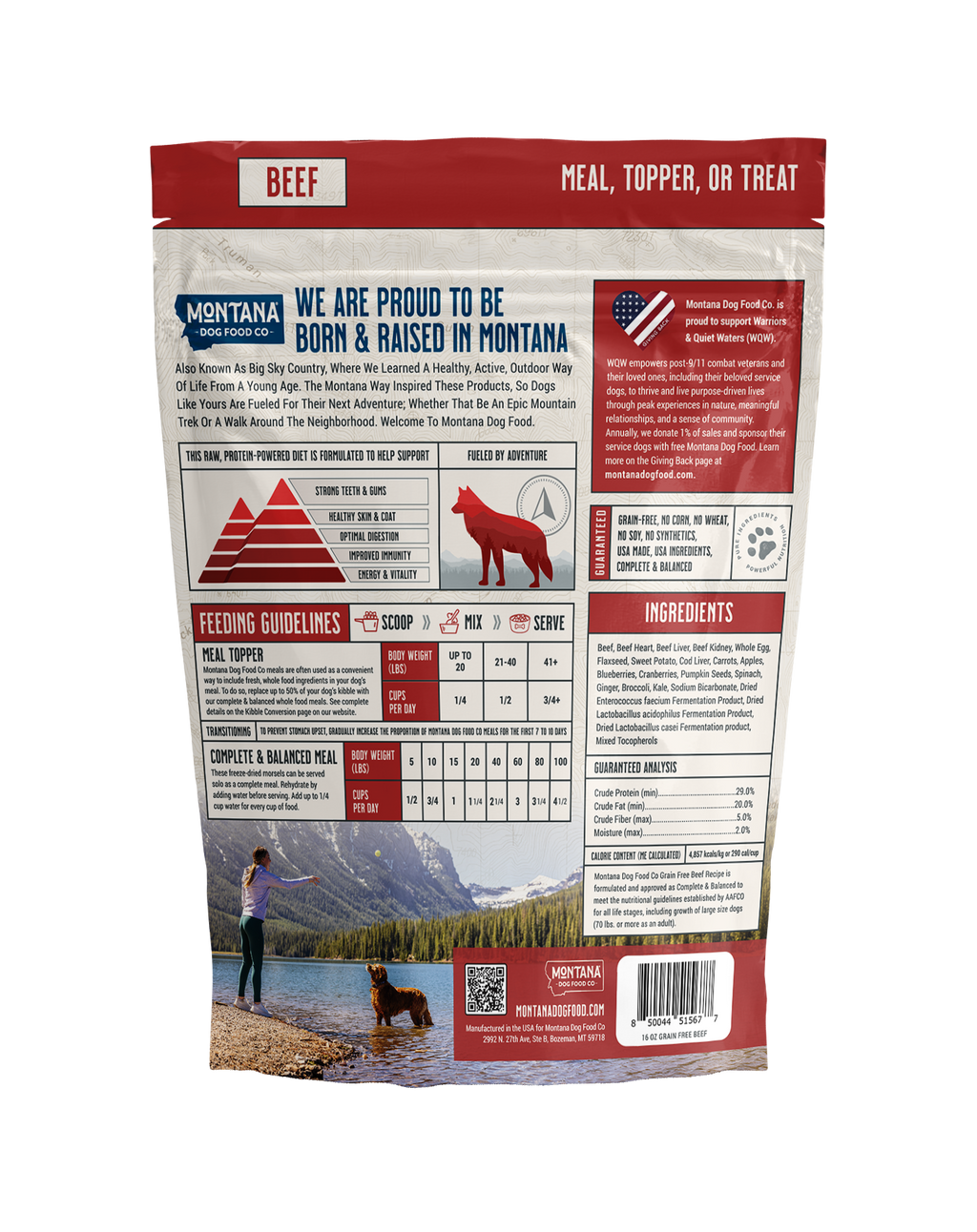Adventure Fuel Freeze-dried Raw Grain-free Dog Food: 3 Pack