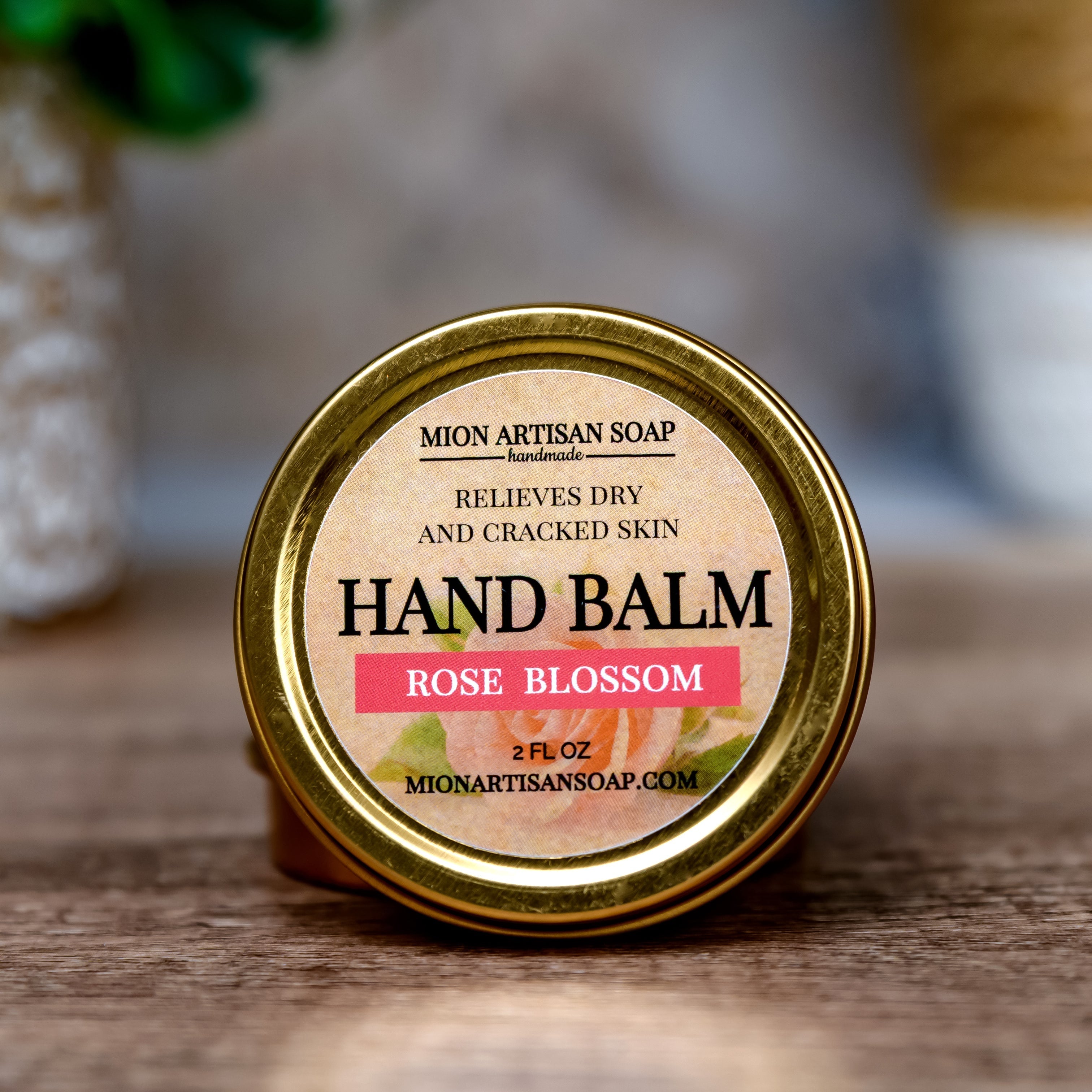 Hand Balm - Rose Blossom | Not Greasy, Antibacterial, Moisture-Locking