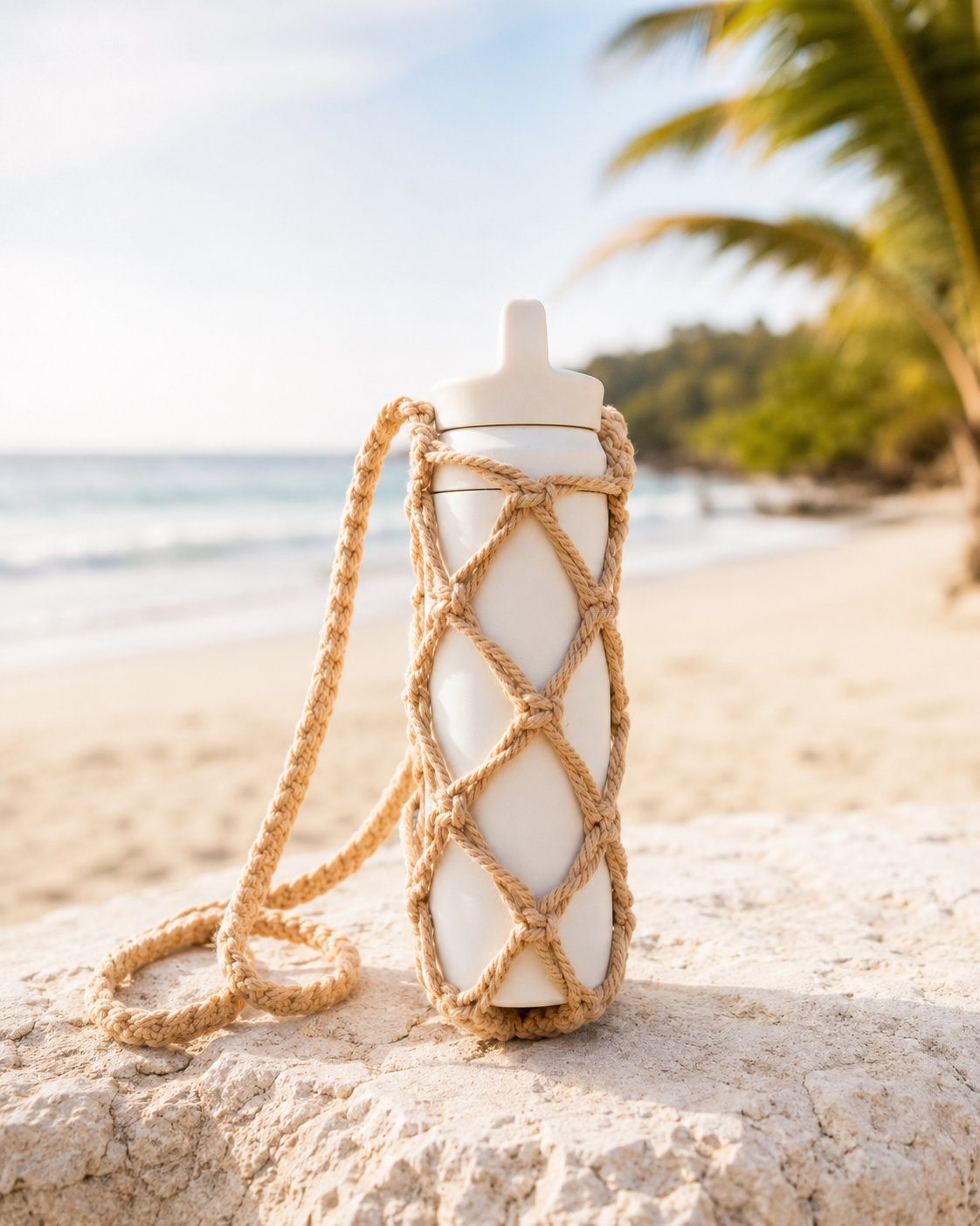 Macrame Water Bottle Holder