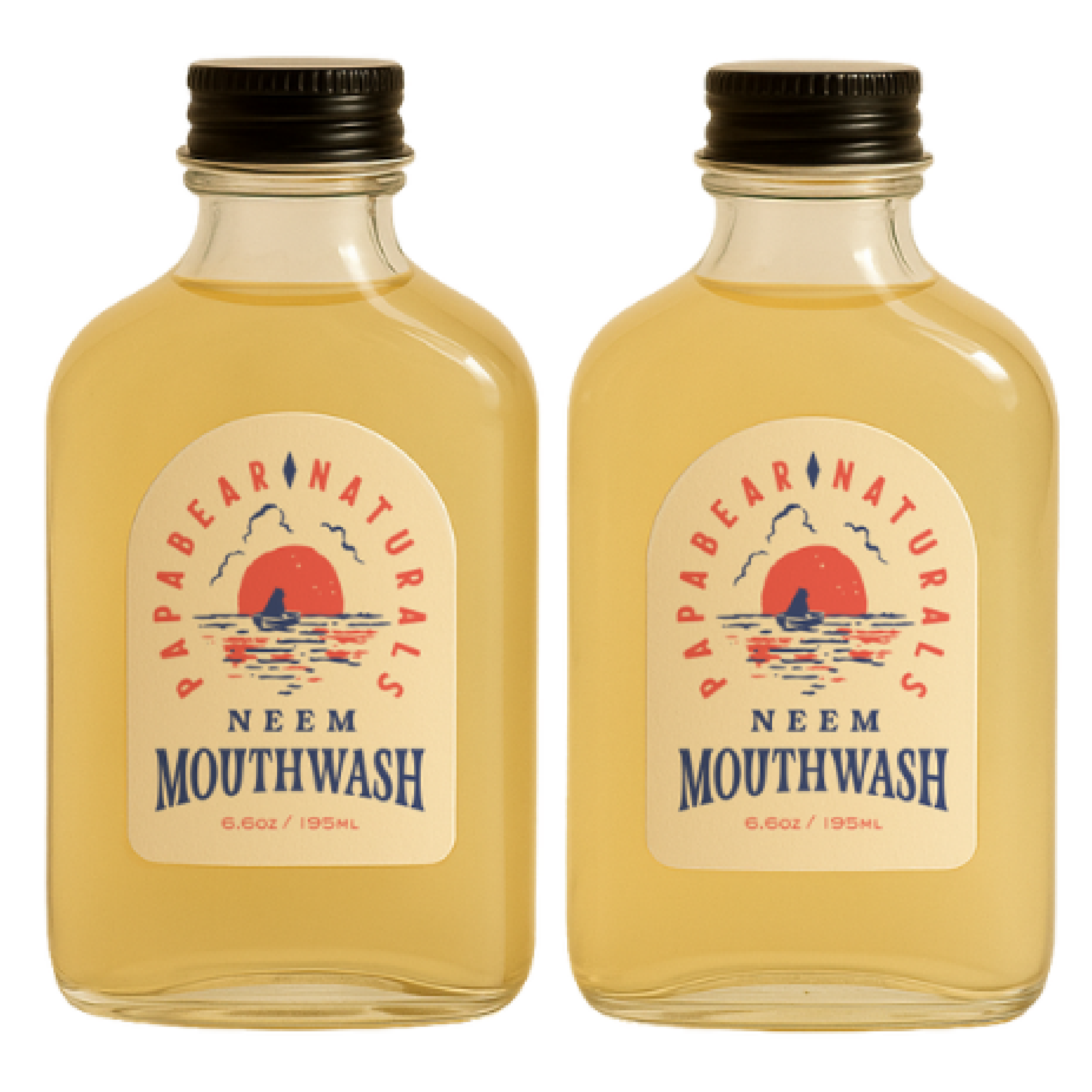 Neem Mouthwash - 6.6 oz (2 Pack)